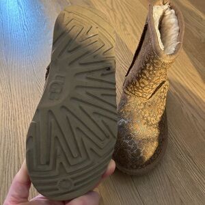 UGG Kids' Shimmering Tan Boots
